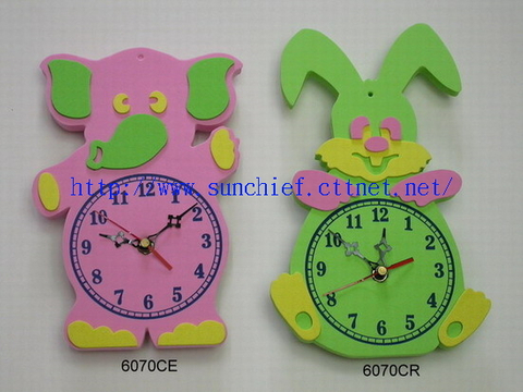 益智教育玩具 - 动物造型时钟