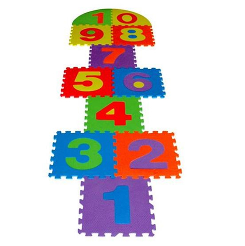 跳房子 游戏地垫－EVA无毒泡绵安全地垫