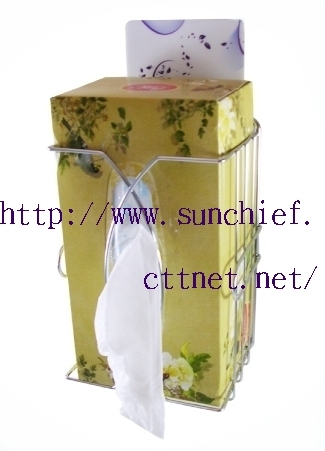 魔力贴面纸盒架