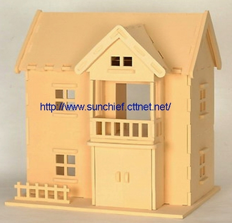 素色3D EVA泡绵拼图－Large Villa