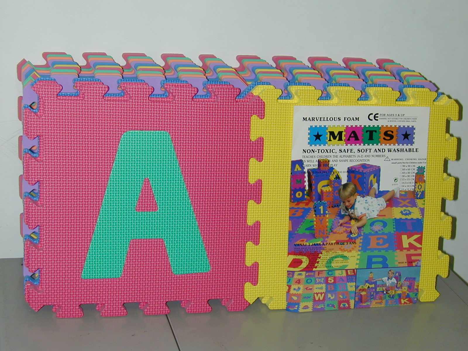 儿童游戏字母巧拼地垫－EVA无毒泡绵安全游戏垫