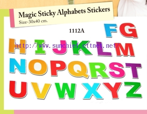 魔力贴拼字游戏