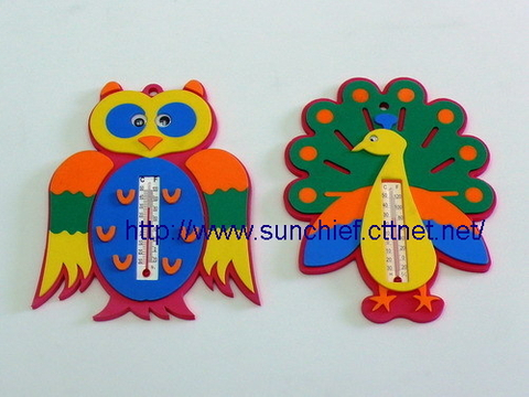 DIY 泡棉造型温度计